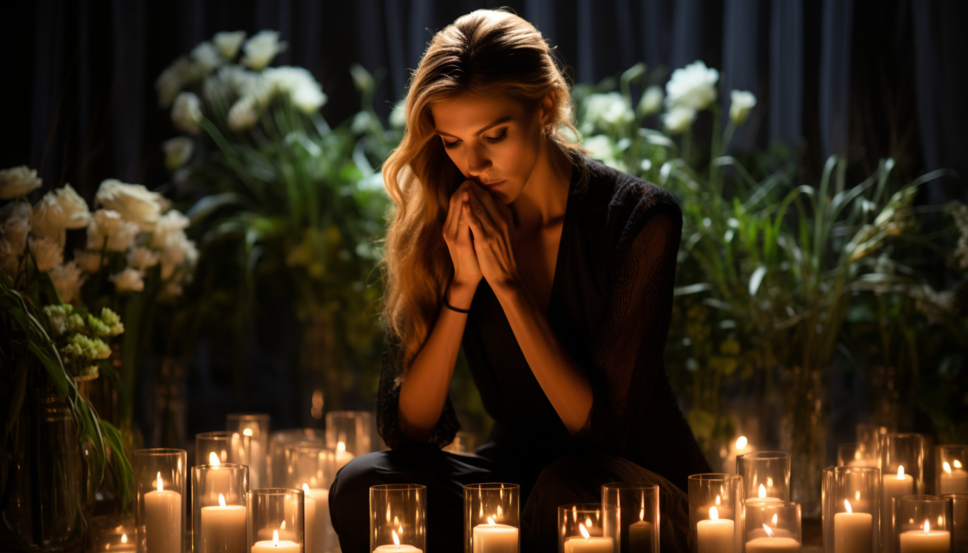 La chanteuse Céline Dion en plein deuil